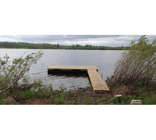 Причал 6×2 м на трубных модулях D400