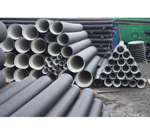 Гофрированная труба SN6 800/687 6м с раструбом