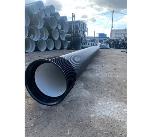 Гофрированная труба SN6 315/271 6м с раструбом