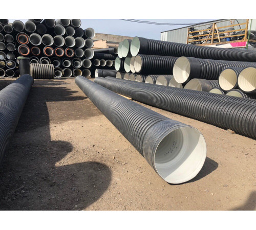 Гофрированная труба SN6 250/218 6м с раструбом