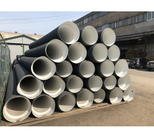 Гофрированная труба SN6 250/218 6м с раструбом